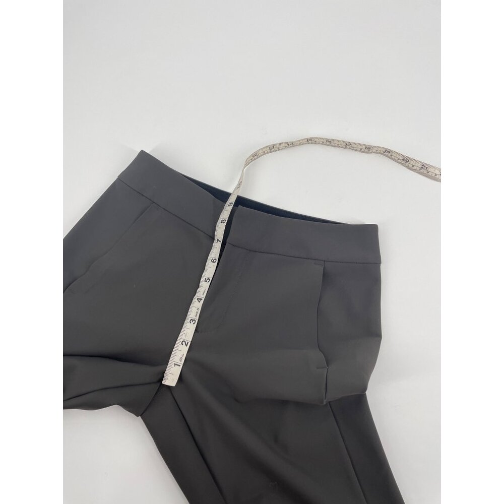 Athleta Stellar Trouser Pants Nylon Spandex Gray Pockets Womens Size 2 Ankle Zip - Picture 8 of 10